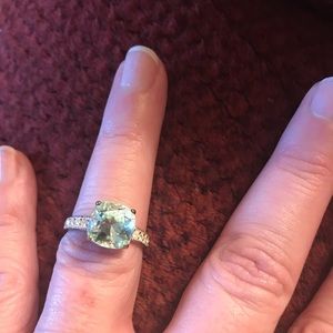 Silver cocktail ring